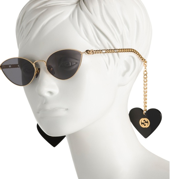 Gucci Accessories - Set of 2 Gucci sunglasses charms. New black heart